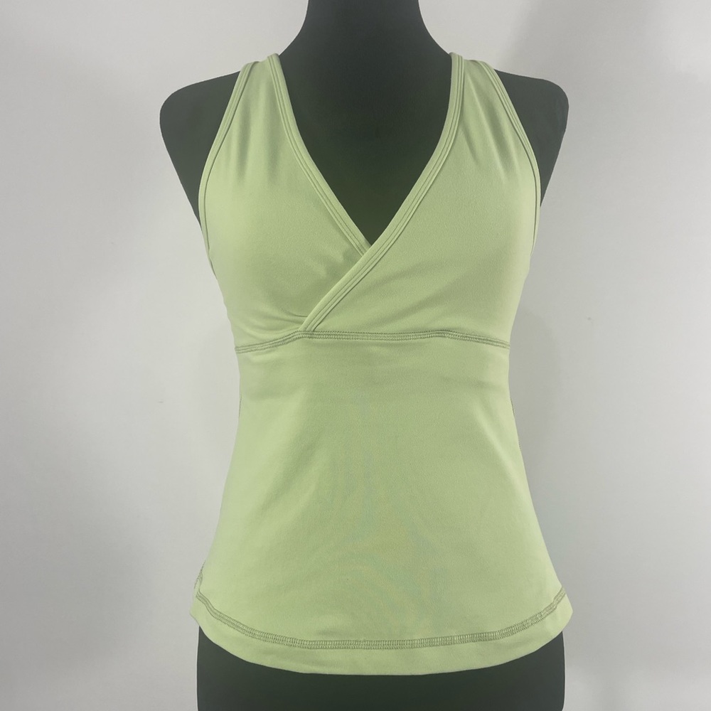 lululemon athletica Light Green Tank Top